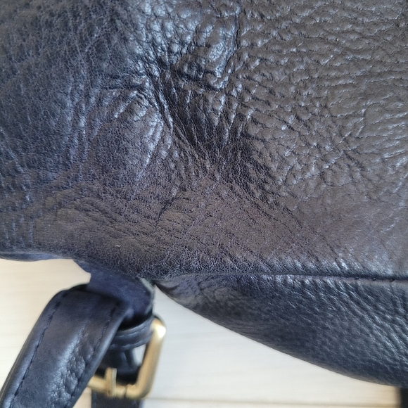 Authentic Soft Italian Leather Drawstring Backpack - Picture 11 of 15